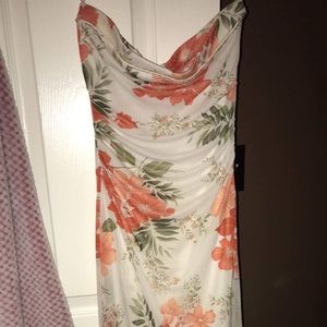 Lovely white flower dress